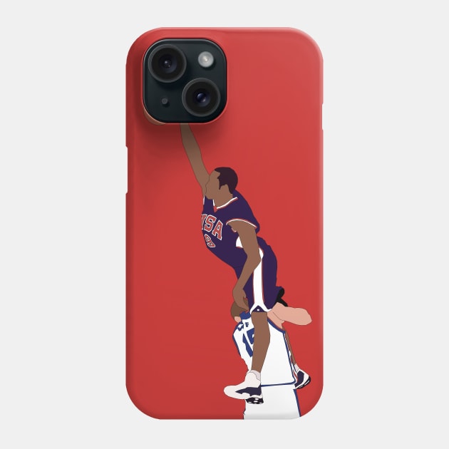 Vince Carter Olympics Dunk Phone Case by rattraptees