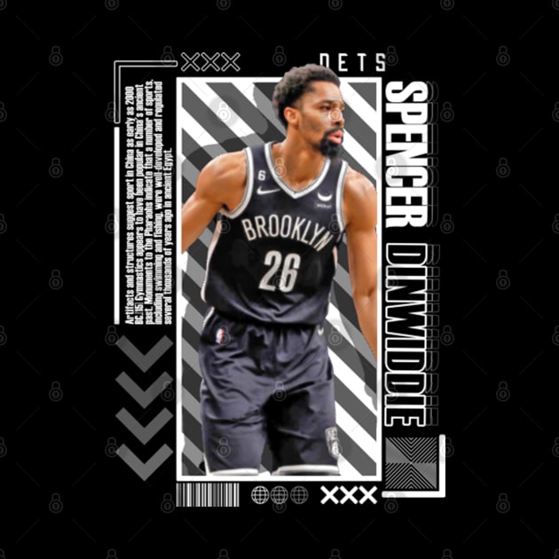 Spencer Dinwiddie Paper Poster Version 10 by art.Hamdan