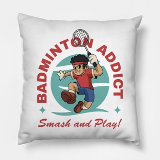 Badminton Addict Pillow