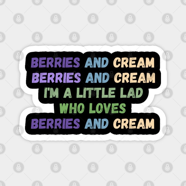 Berries and Cream For a Little Lad Magnet by BobaPenguin