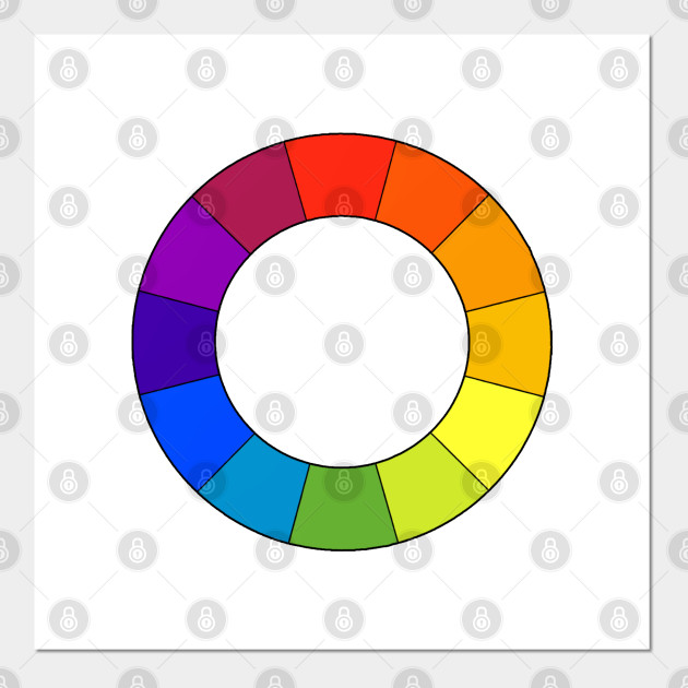 Color Wheel Color Wheel Posters And Art Prints Teepublic Uk