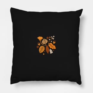 Autumn Leaves at Midnight Pillow