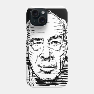 HENRY MILLER ink portrait Phone Case