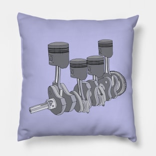 Four Cylinder Pillow