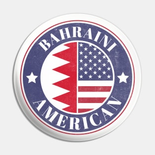 Proud Bahraini-American Badge - Bahrain Flag Pin