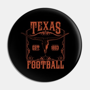 Texas Football Pin