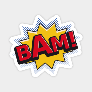 Bam Comic Explosion Magnet