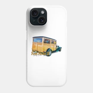 1932 Ford Model B Woody Station Wagon Phone Case