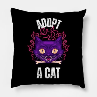 Adopt A Cat Pillow