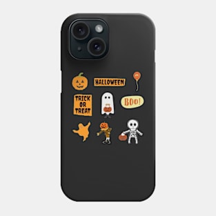 Halloween Stickers Various Collection Phone Case