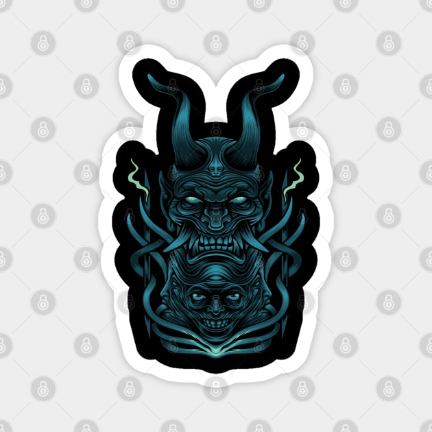 ONI MASK Magnet by OKVLT