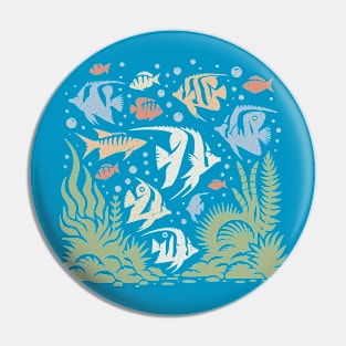 Tropical Aquarium Pin