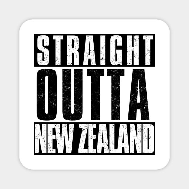 STRAIGHT OUTTA NEW ZEALAND Magnet by Simontology