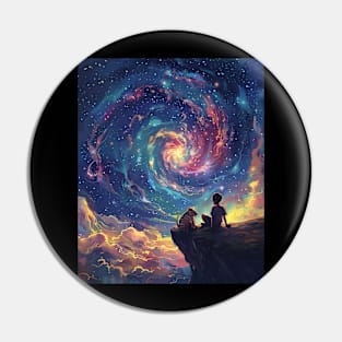 Calvin and Hobbes Transcendence Pin