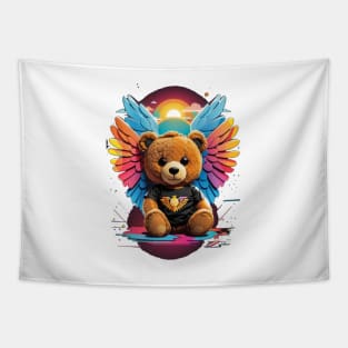 Cute angel Teddy bear Tapestry