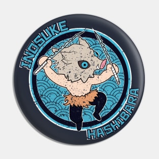 DEMON SLAYER (KIMETSU NO YAIBA): INOSUKE CIRCLE GRUNGE Pin