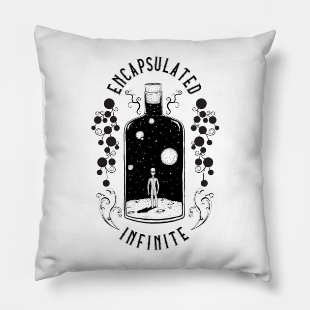 Encapsulated Infinite 1 Pillow by HurdyGurdy