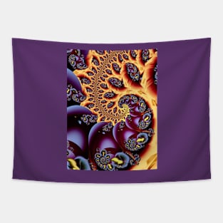 fractal tree pattern Tapestry