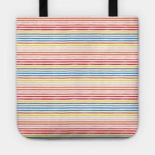 Pocket - Marker Colorful Stripes Tote