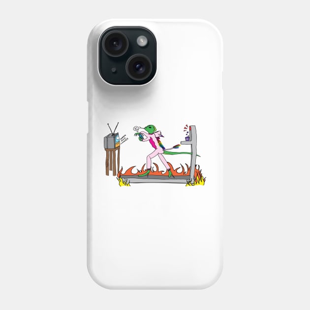 Trivia Geecko Phone Case by nerdfelt