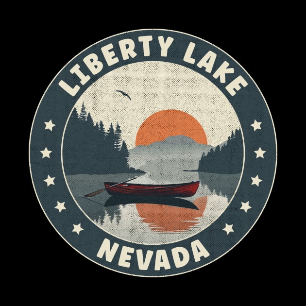 Liberty Lake Nevada Sunset by turtlestart