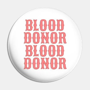 blood donor Pin