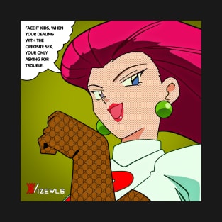 Jessie - Team Rocket Pop Art T-Shirt