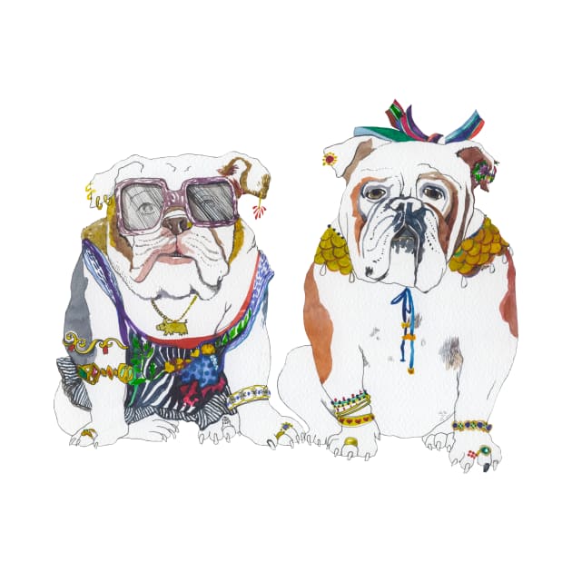 Couple of bulldogs by argiropulo