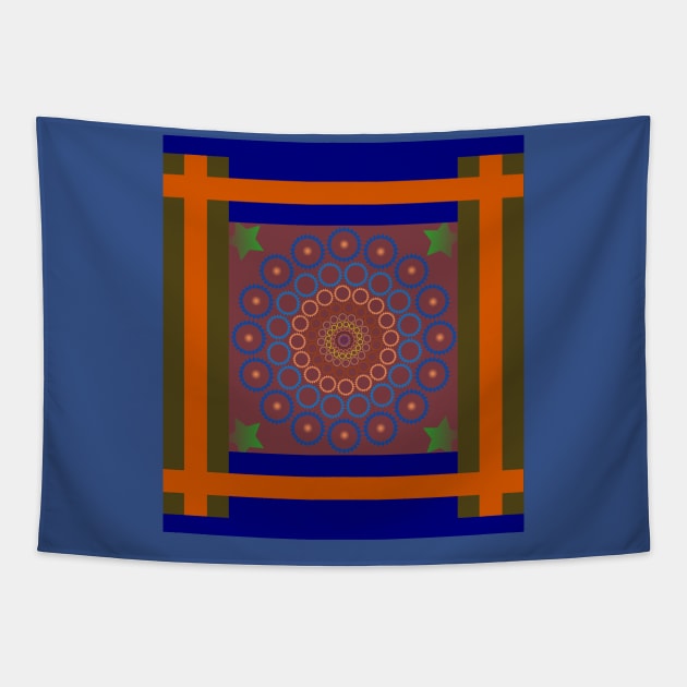 Mandala Symbol Tapestry by Dauri_Diogo