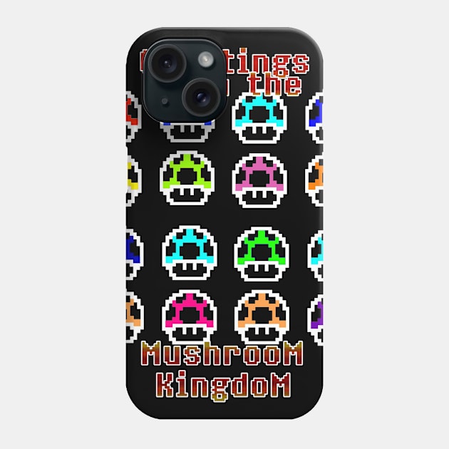 Mushroom Kingdom Phone Case by DeeSStructive