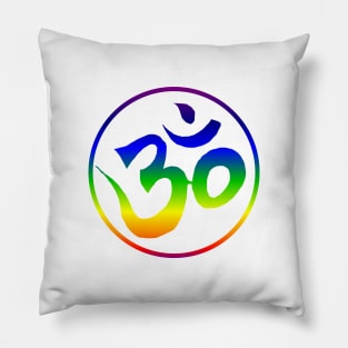 Sacred Spiritual Awakening Om Symbol Pillow