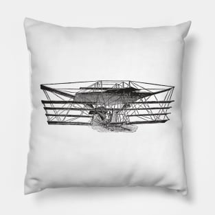 Plane Vintage Pillow