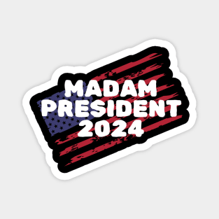 Kamala Harris Madam President 2024 Magnet