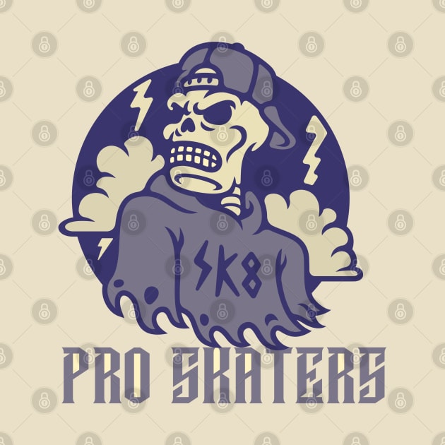 Pro skaters skull 04 by Nangers Studio