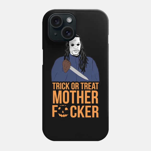 Trick or Treat Phone Case by LoudMouthThreads