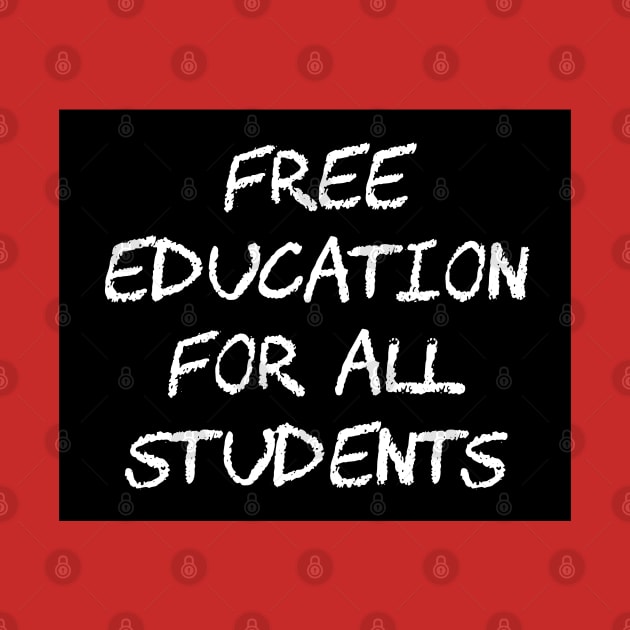 Free Education For All Students - Free College by Football from the Left