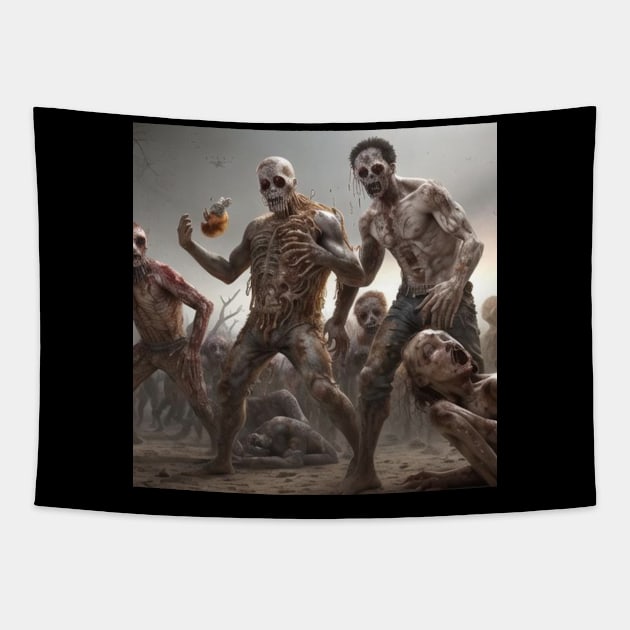 Apocalipsis Zombie Tapestry by Enryhg69