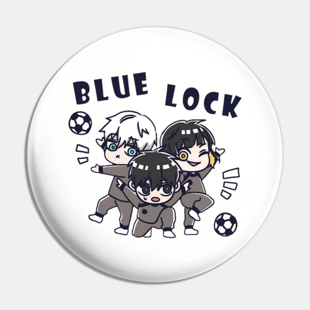 Bluelock chibi Pin by Laris Manis Art