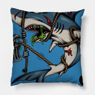Shark are not free Pillow