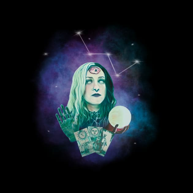 Goth fortune teller by Improgism 