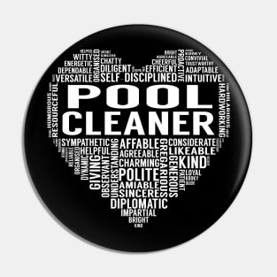 Pool Cleaner Heart Pin