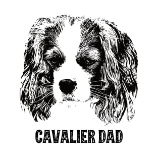 Cavalier Dad King Charles Spaniel T-Shirt