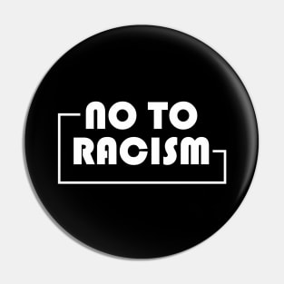 no-to-racism Pin