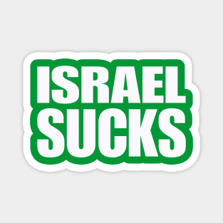 Israel SUCKS - White - Double-sided Magnet