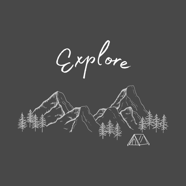 Explore - Tent - Camping by Castle Rock Shop