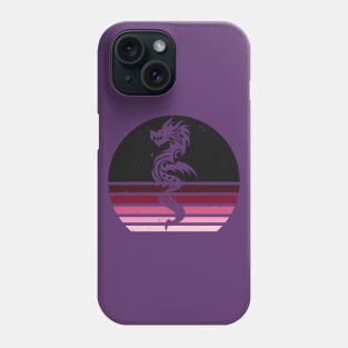 Medieval Dragon Gothic Sunset Phone Case