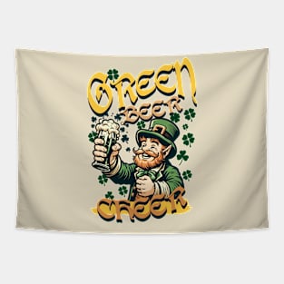 St Patricks Day Green Beer Cheer Tapestry