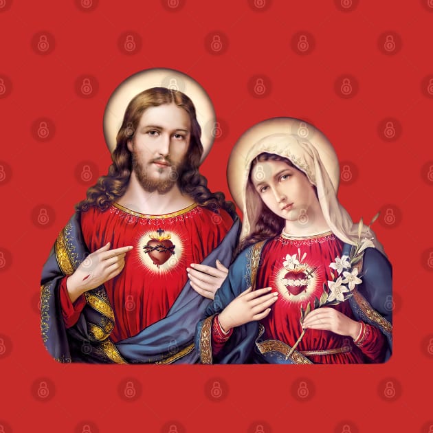 Hearts of Jesus and Mary: Sacred and Immaculate Heart by Brasilia Catholic