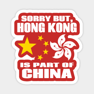 China and Hong Kong Unity Magnet