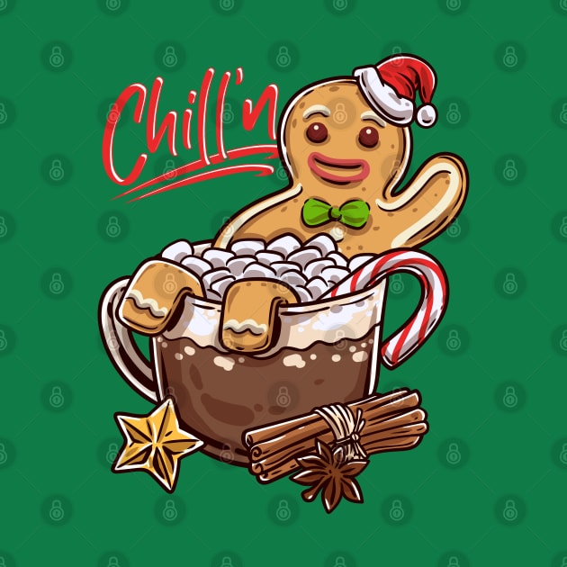 Chill'n Gingerbread Man by DebbiesDashingDesigns